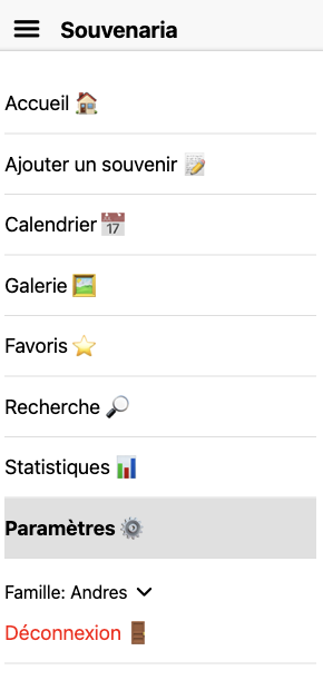 Fonctionnalités à venir